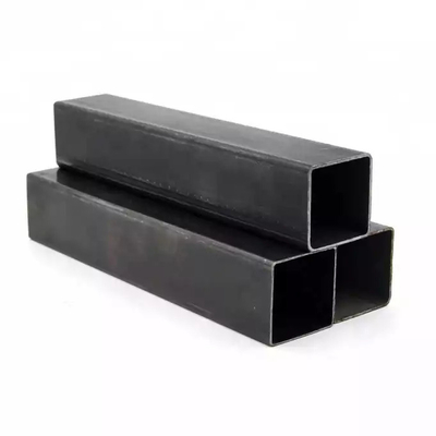 L'acciaio nero convoglia il tubo d'acciaio della metropolitana del quadrato del ferro del nero di lunghezza di 40x40mm 6m per costruzione